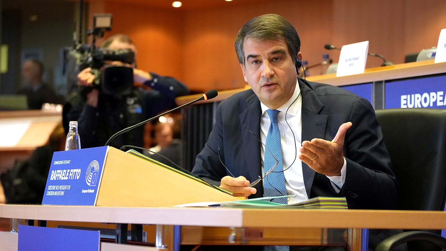 Il vice-presidente della Commissione europea Raffaele Fitto