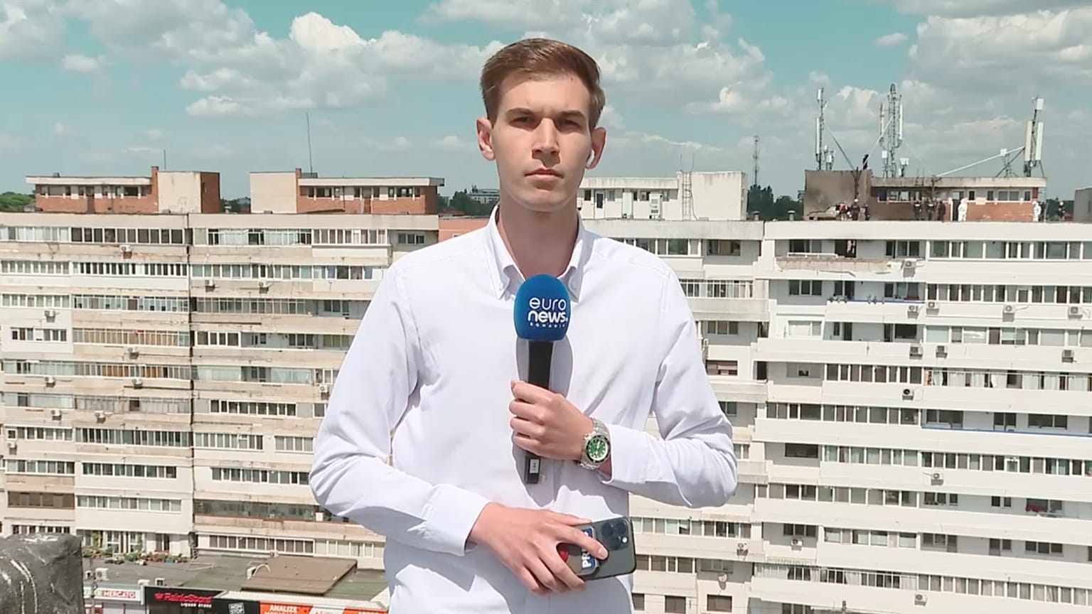 Euronews on the scene after Russian drone strike in Romania