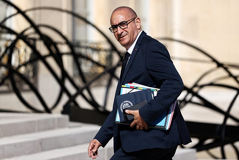 Le ministre de l'Intérieur, Laurent Nuñez, arrive à l'Élysée, à Paris, en France, le mardi 26 mai 2026