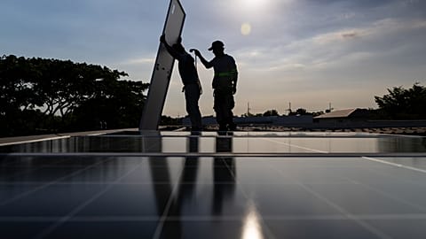 Soaring temperatures can actually hinder some kinds of renewable energy output, even sun-absorbing solar. 