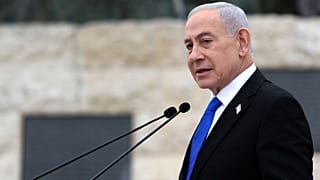 رئيس الوزراء الإسرائيلي بنيامين نتنياهو مراسم إحياء ذكرى يوم هازيكارون، في المقبرة العسكرية على جبل هرتزل في القدس، يوم الثلاثاء 21 أبريل 2026.