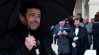 French singer Patrick Bruel at a ceremony paying tribute to the French victims of the attack carried out by Hamas in October 2023, on Wednesday 7 February 2024.
