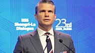 الولايات المتحدة وزير الدفاع بيت هيجسيث يلقي خطابه خلال حوار شانغريلا، المنتدى الدفاعي والأمني السنوي في آسيا، في سنغافورة، السبت 30 مايو 2026. 