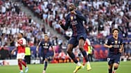 Festejo de Dembelé após o golo por grande penalidade