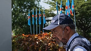 Director General of the World Health Organisation (WHO), Tedros Adhanom Ghebreyesus, arrives in Bunia amid escalating Ebola outbreak in Ituri province Congo, Saturday, May 30,