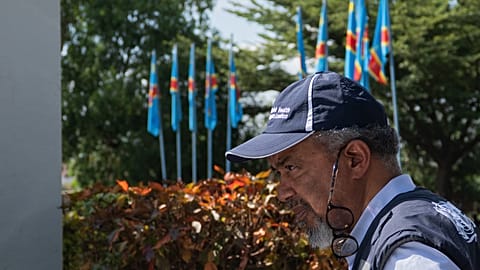 Director General of the World Health Organisation (WHO), Tedros Adhanom Ghebreyesus, arrives in Bunia amid escalating Ebola outbreak in Ituri province Congo, Saturday, May 30,