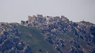 Bandiera di Israele issata sul castello di Beaufort in Libano Meridionale, 31/05/2026