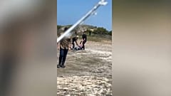 Bild aus dem Video zu den Ausschreitungen