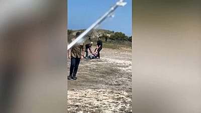 Bild aus dem Video zu den Ausschreitungen