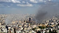 يتصاعد الدخان من أحياء استهدفتها غارات جوية إسرائيلية في الضاحية الجنوبية لبيروت، لبنان، الأربعاء 2 أكتوبر/تشرين الأول 2024