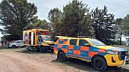 ARCHIVO: Medios de la Agencia de ProteccióN Civil y Emergencias participan en un simulacro de incendio forestal en el campo de maniobras de Renedo-Cabezón Valladolid.