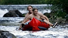 Der höchste Wasserfall Deutschlands ist etwa 470 Meter hoch. Mit dem Schlauchboot darf man dort nicht mehr fahren.