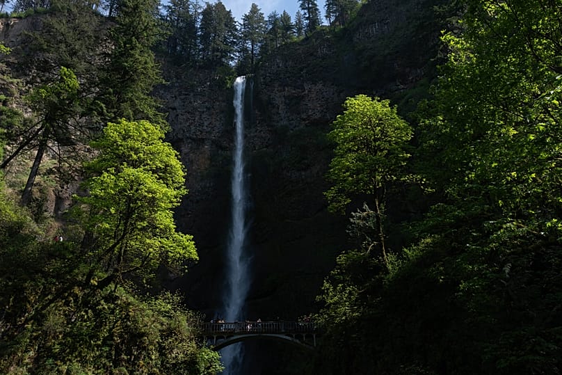 Dieser Wasserfall in Oregon rauscht mehrere hundert Meter in die Tiefe.