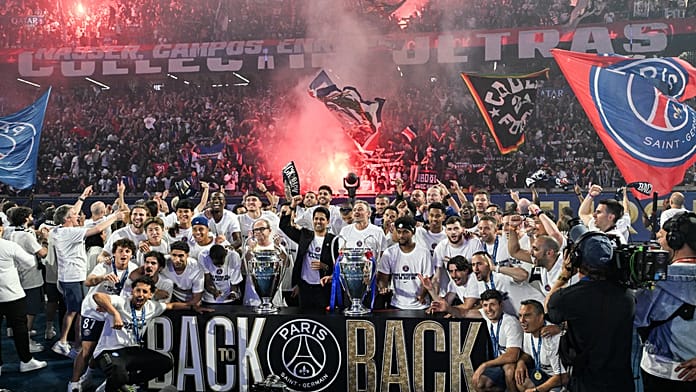 Crowning of PSG: an evening of celebrations at the Parc des Princes