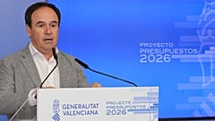 Pérez Llorca, en una imagen reciente del 29 de mayo de 2026 durante la presentación de un plan de presupuestos