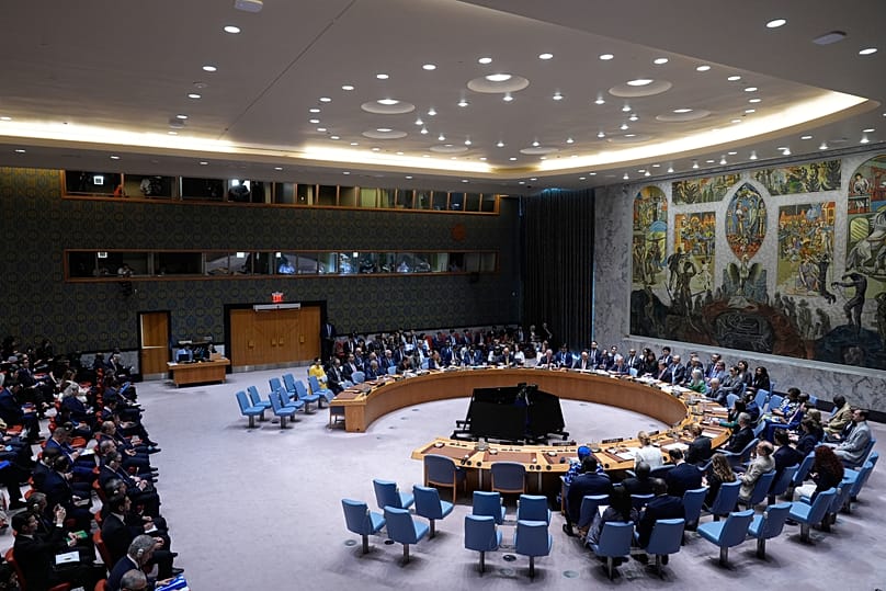 El Consejo de Seguridad se reúne en la sede de las Naciones Unidas en Nueva York, el 26 de mayo de 2026.