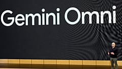 CEO Google DeepMind Demis Hassabis spricht über Gemini Omni auf einer Google-I/O-Veranstaltung in Mountain View, Kalifornien, am 19. Mai 2026