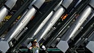 Drones of the IRGC aerospace division are seen on a truck during an annual military parade in front of the shrine of the late Ayatollah Khomeini, near Tehran 22 September 2023