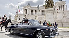 Il presidente della Repubblica Sergio Mattarella di fronte al Vittoriano a Roma, il 2 giugno 2026 in occasione della Festa della Repubblica