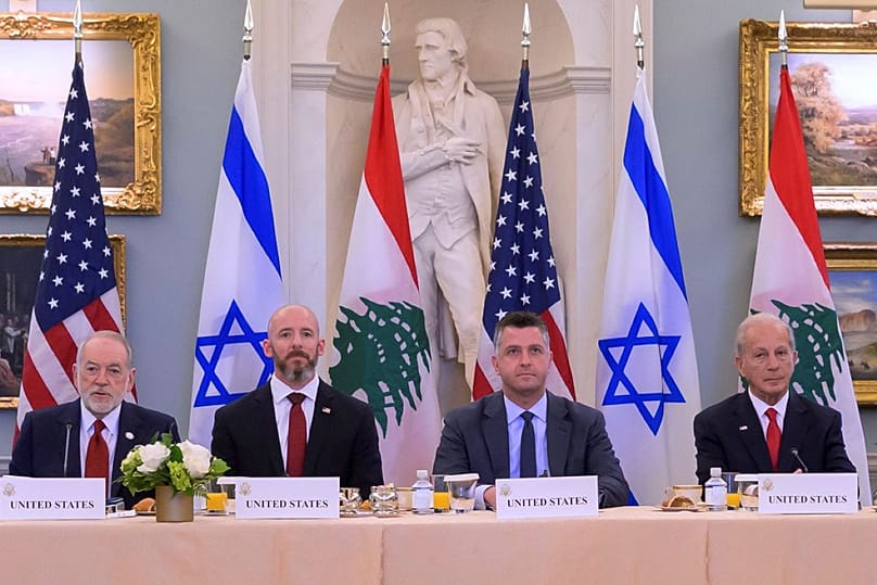 جولة جديدة من المباحثات المباشرة بين لبنان وإسرائيل في مقر وزارة الخارجية بواشنطن، يوم الثلاثاء 2 يونيو/حزيران 2026