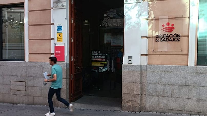 ARCHIVO - Sede de la Diputación de Badajoz