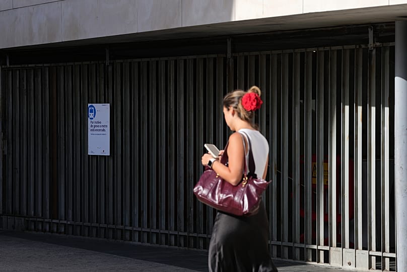 Métro de Lisbonne fermé, sans services minimums, lors de la grève générale contre le paquet de réformes du travail. 3 juin 2026