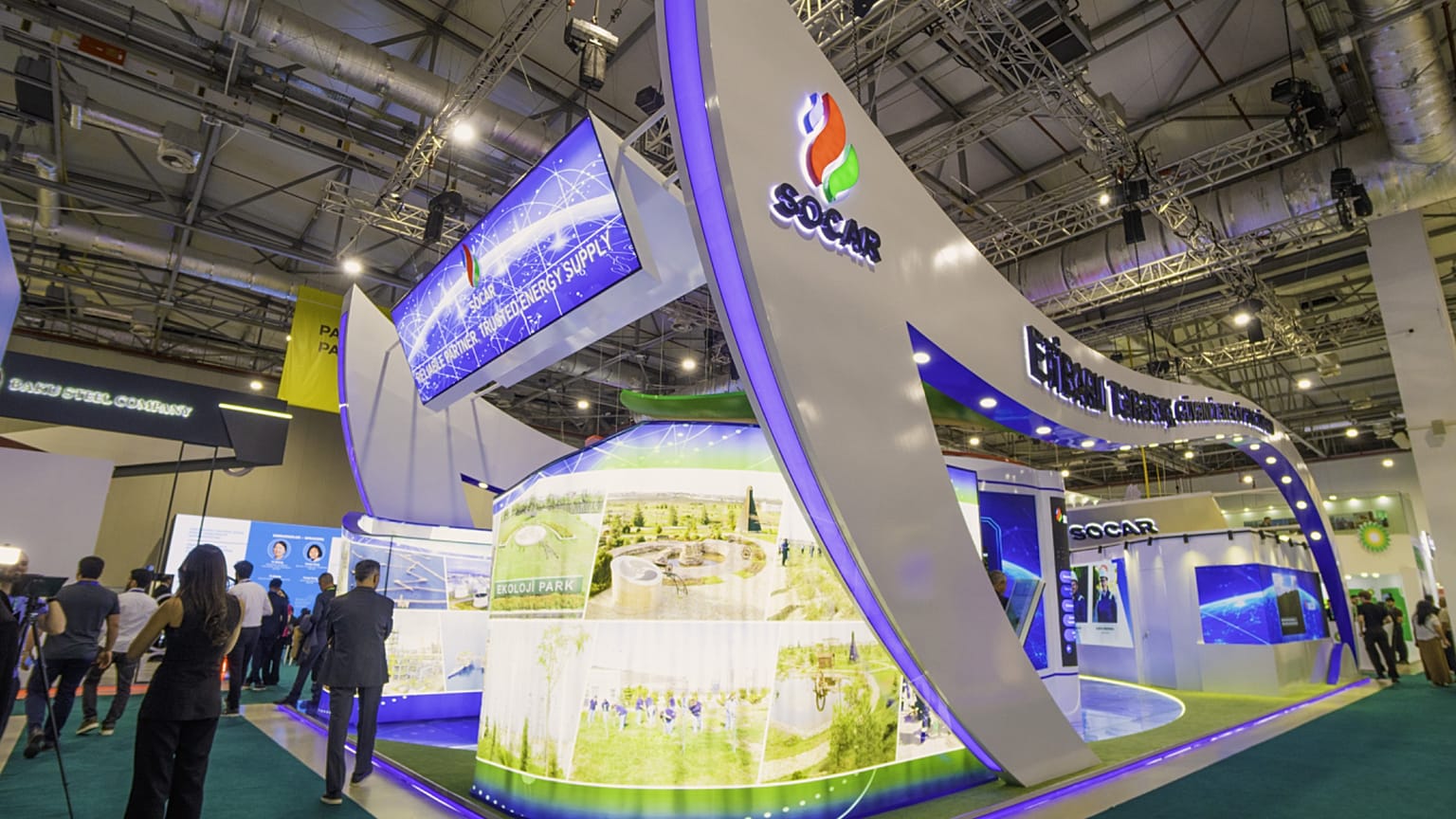 Socar no centro de exposições