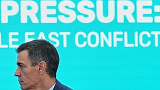 El presidente del Gobierno español, Pedro Sánchez, asiste a la sede de la FAO durante una sesión especial, celebrada en Roma, el 26 de mayo de 2026.