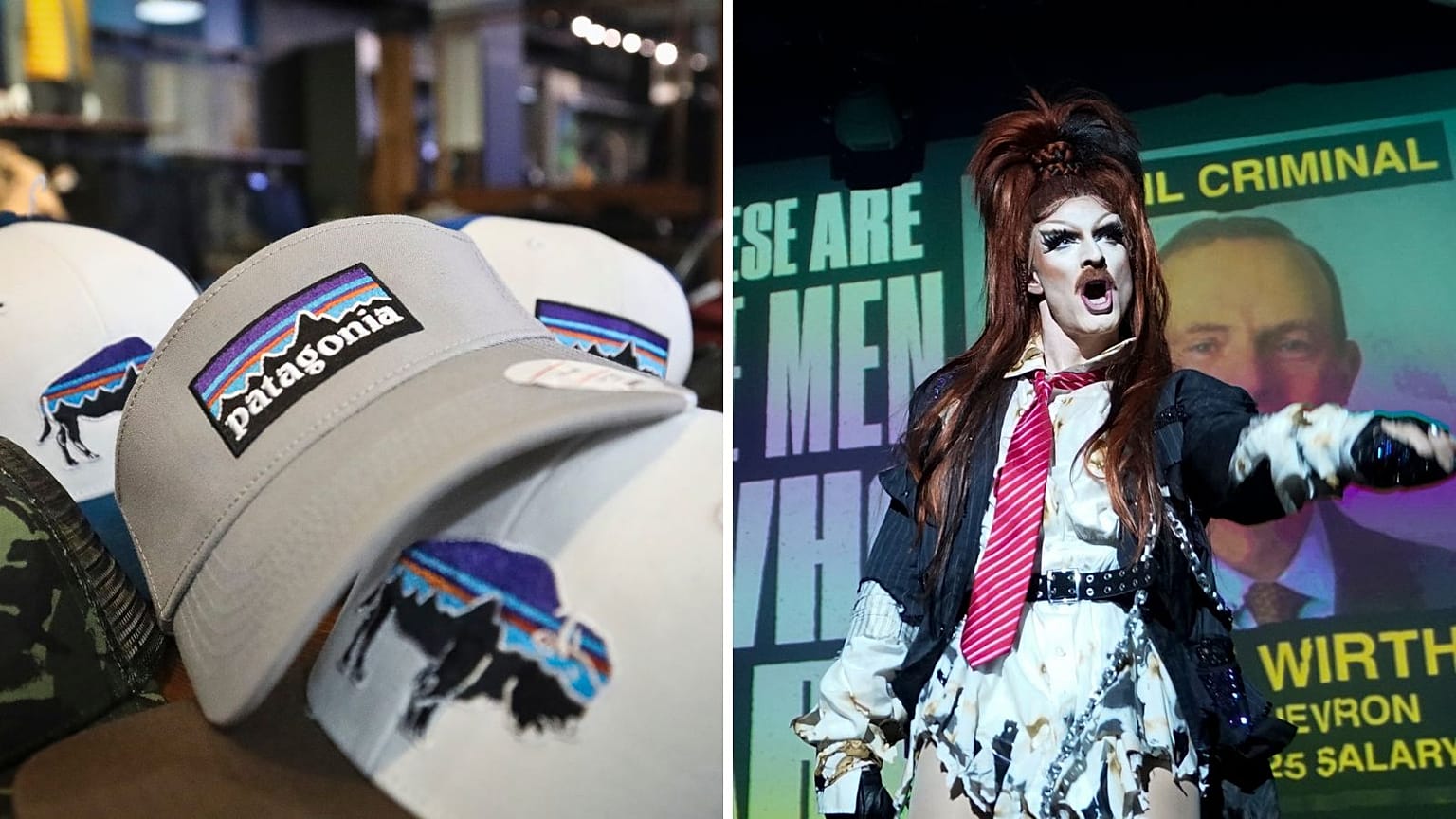 Patagonia caps - Drag Queen Pattie Gonia