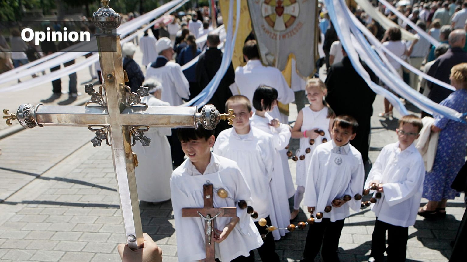 Fronleichnamsprozession in Polen 