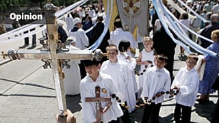 Procesión del Corpus Christi en Polonia