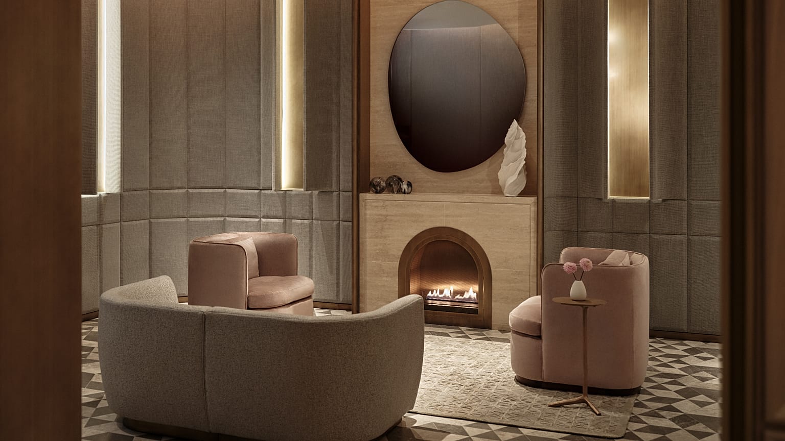Chancery Rosewood em Mayfair apresenta interiores de elegância natural