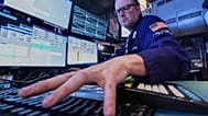 Specialist Gregg Maloney works at his post on the floor of the New York Stock Exchange, 1 June 2026
