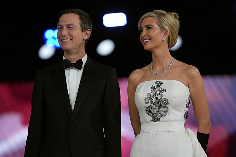 Jared Kushner and Ivanka Trump at the Liberty Ball in Washington, 20 January, 2025