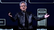 Гендиректор Nvidia Дженсен Хуанг выступает с речью на выставке Computex 2026 в Тайбэе (Тайвань) в понедельник, 1 июня 2026 года.