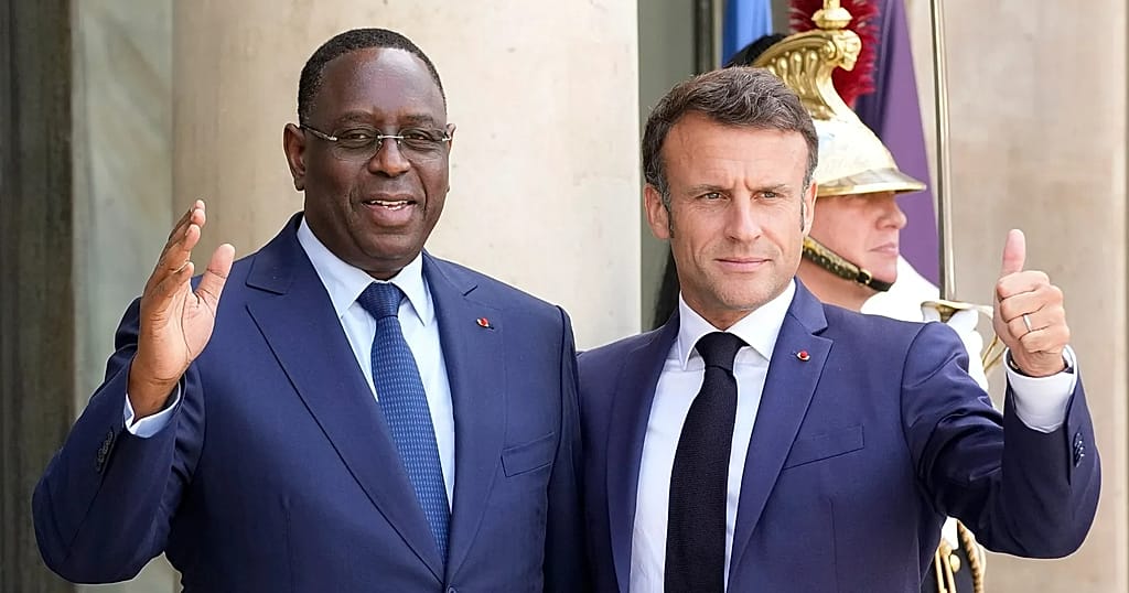 Macky Sall received by Emmanuel Macron as part of his candidacy for the UN