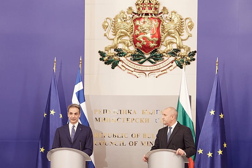 Κυριάκος Μητσοτάκης και Ρουμέν Ράντεφ