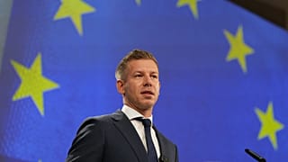 Péter Magyar in Brussels.