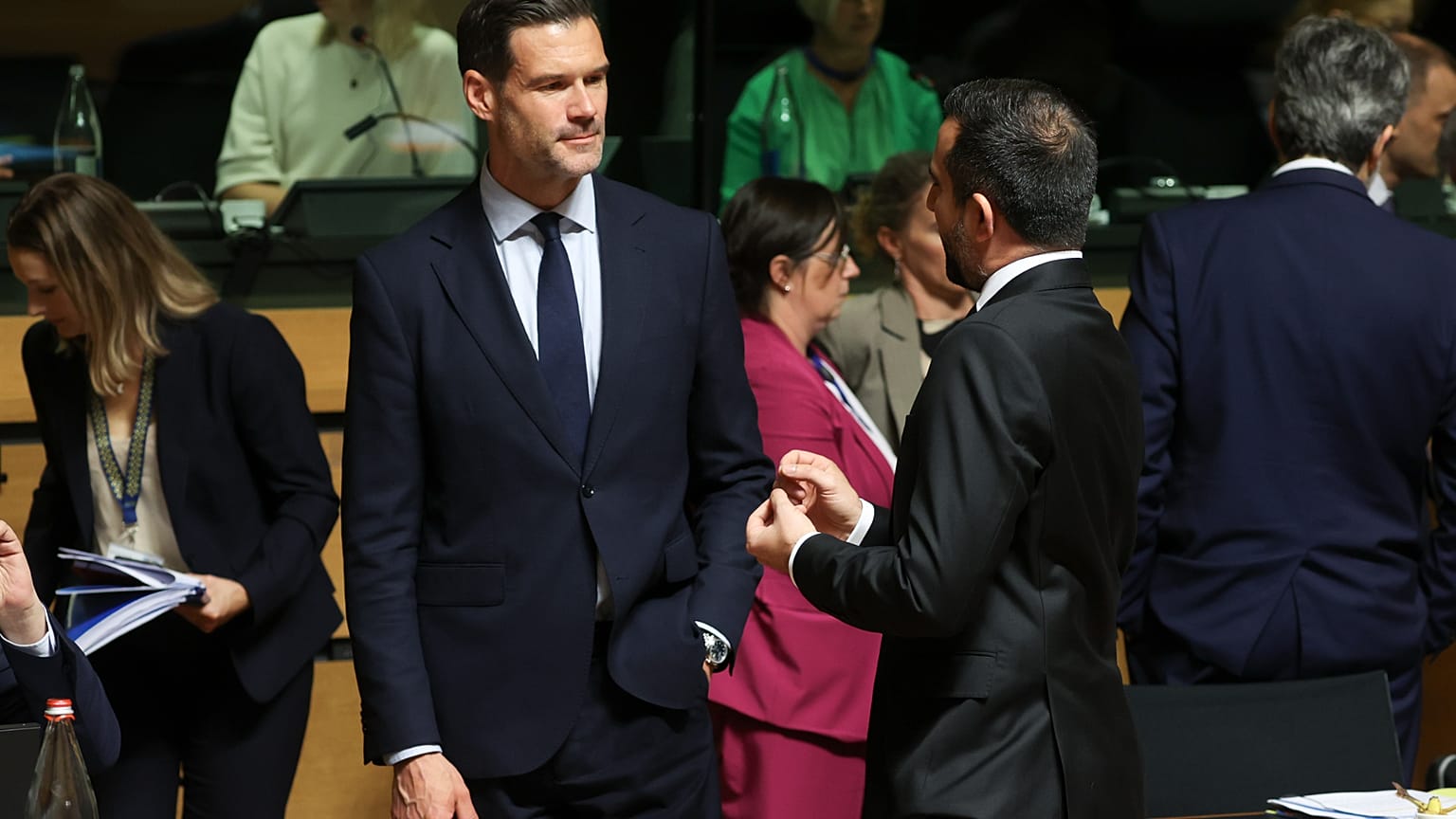Johan Forssell at the Justice and Home Affairs Council meeting in Luxembourg on 4 June 2026.