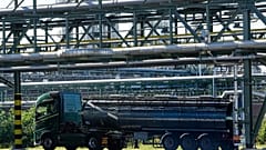 ARCHIV: Der deutsche Spezialchemiekonzern Evonik Industries produziert im Chemiepark Marl in Marl, Deutschland, September 2023.