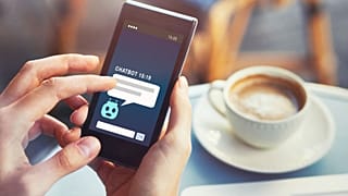 Stock image of an AI chatbot