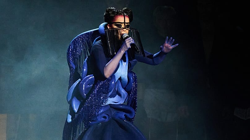 Björk podczas występu na Brit Awards 2026 w Manchesterze w Anglii