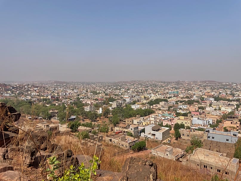 An aerial view of Bamako, 25 April, 2026