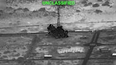 CENTCOM veröffentlichte Bilder eines angeblichen US-Angriffs auf iranische Küstenüberwachungs-Radaranlagen am fünften Juni 2026.