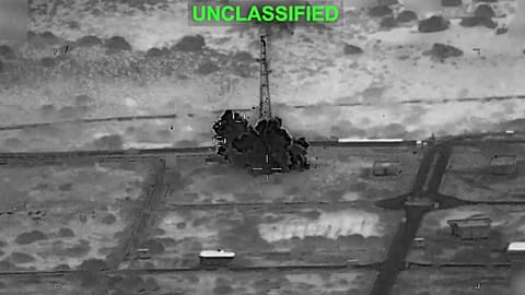 CENTCOM released images of what it claimed was a US strike on Iranian coastal surveillance radar sites. 5 June, 2026.