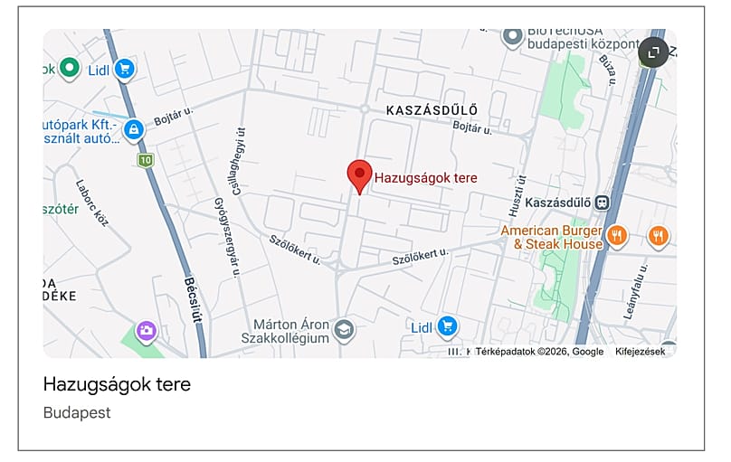 A Hazugságok tere nevet kapta az MTVA előtti közterület - 2026