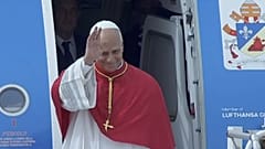 Pope Leo XIV arrives