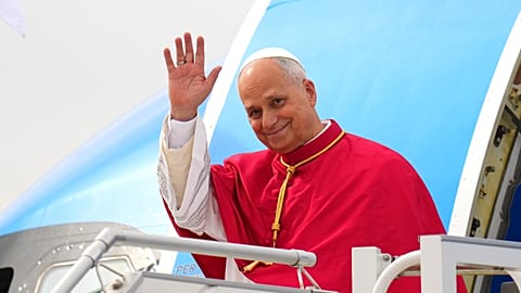 Papa Leão XIV chega a Espanha, Madrid, 6 de junho de 2026