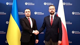 Wicepremier i minister obrony narodowej Władysław Kosiniak-Kamysz spotkał się z szefem kancelarii prezydenta Zełenskiego Kyryło Budanowem, Warszawa, 06.06.2026 r.
