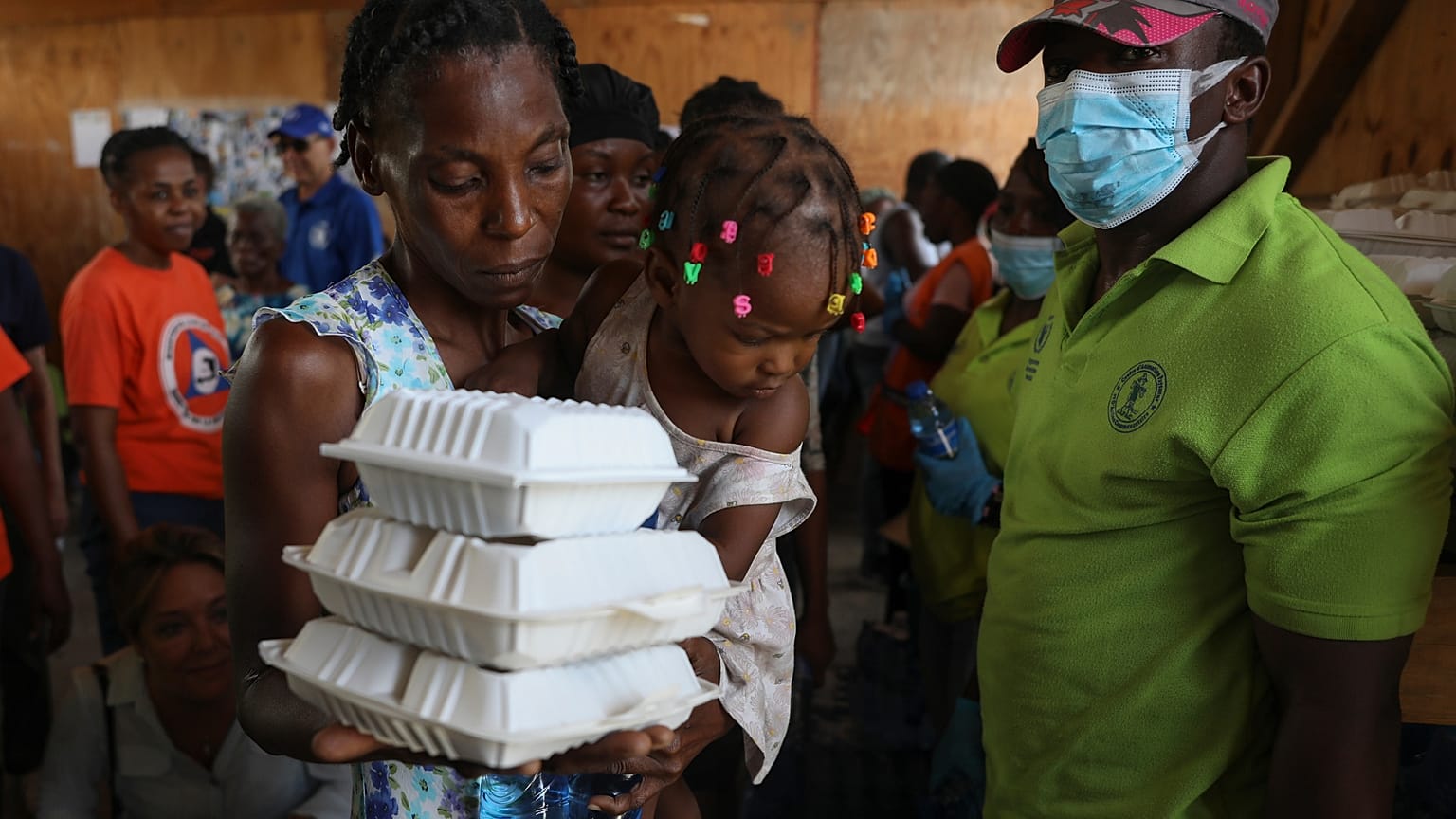 Illusztráció - a WFP segélyosztása 2024-ben